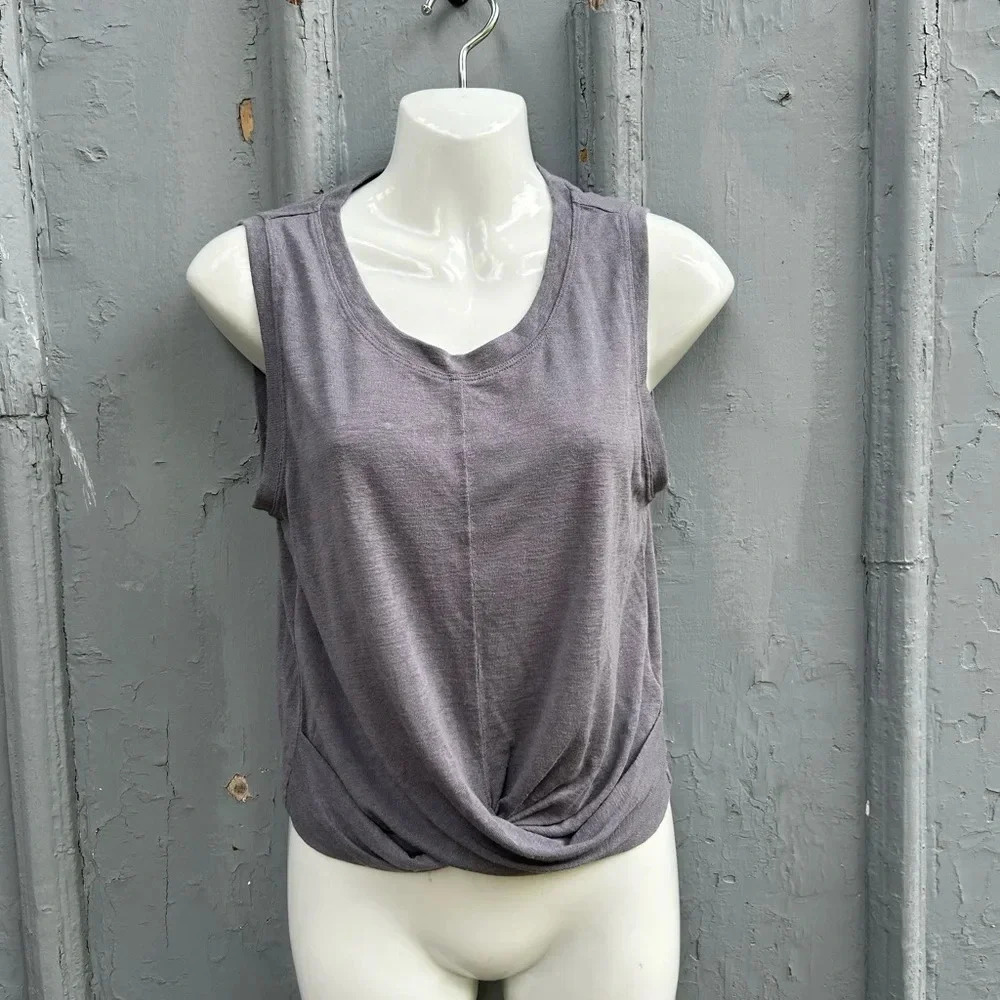 Athleta Grey  Breezy Twist Tank, Small - Picture 3 of 11